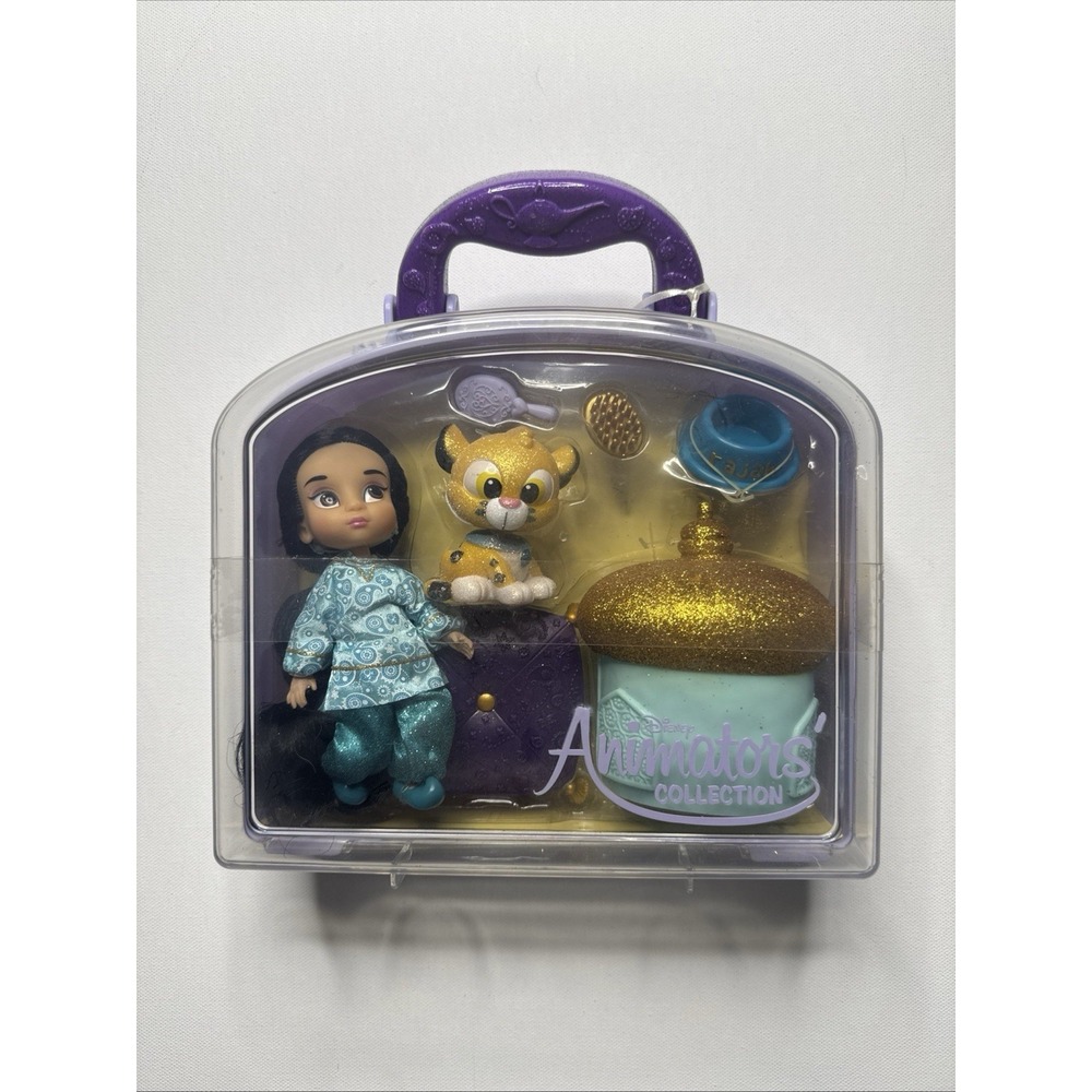 Disney Store Animators Collection Jasmine Mini Doll Playset NEW